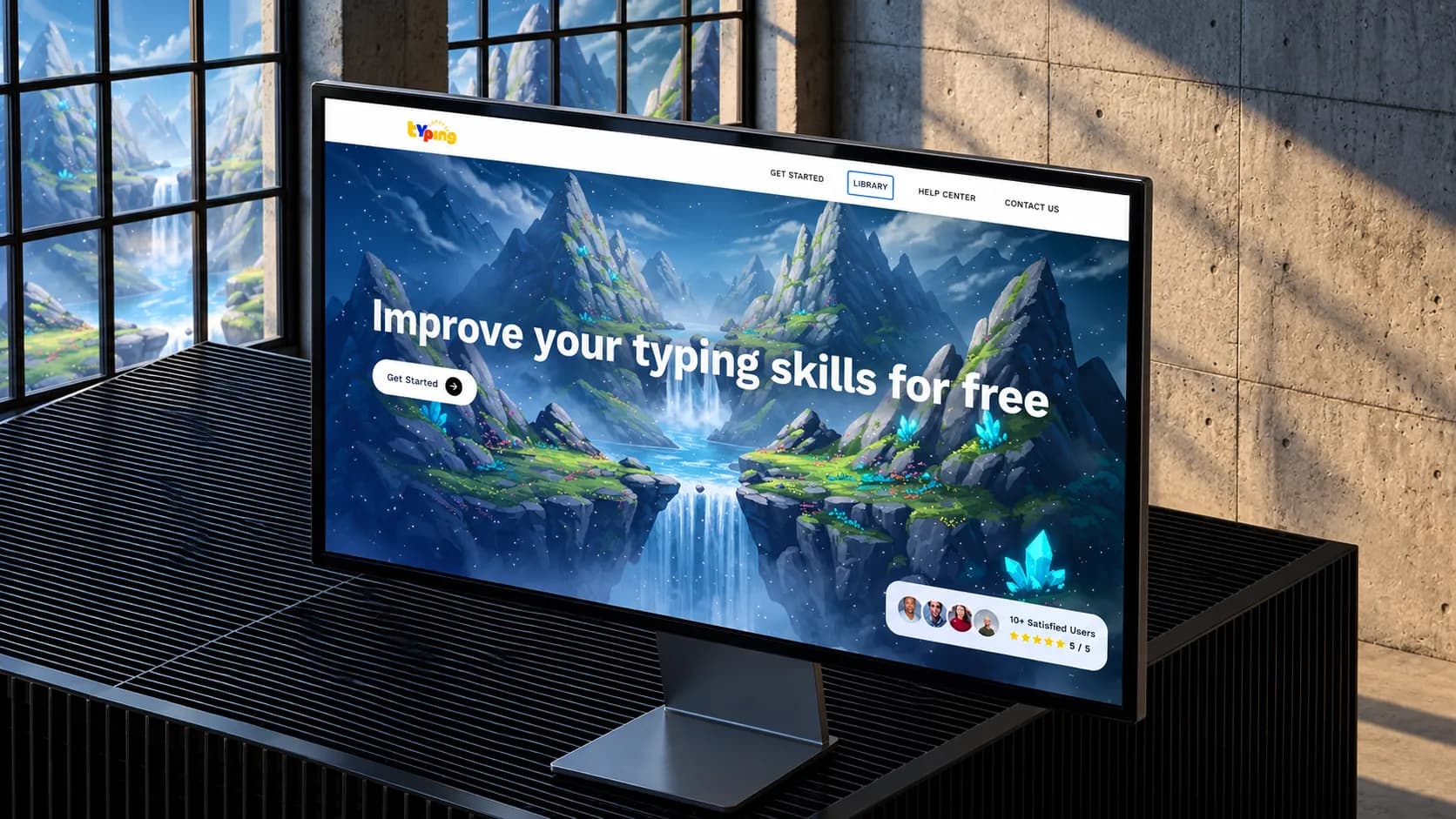 Typing Torrent project by Sen Gideons