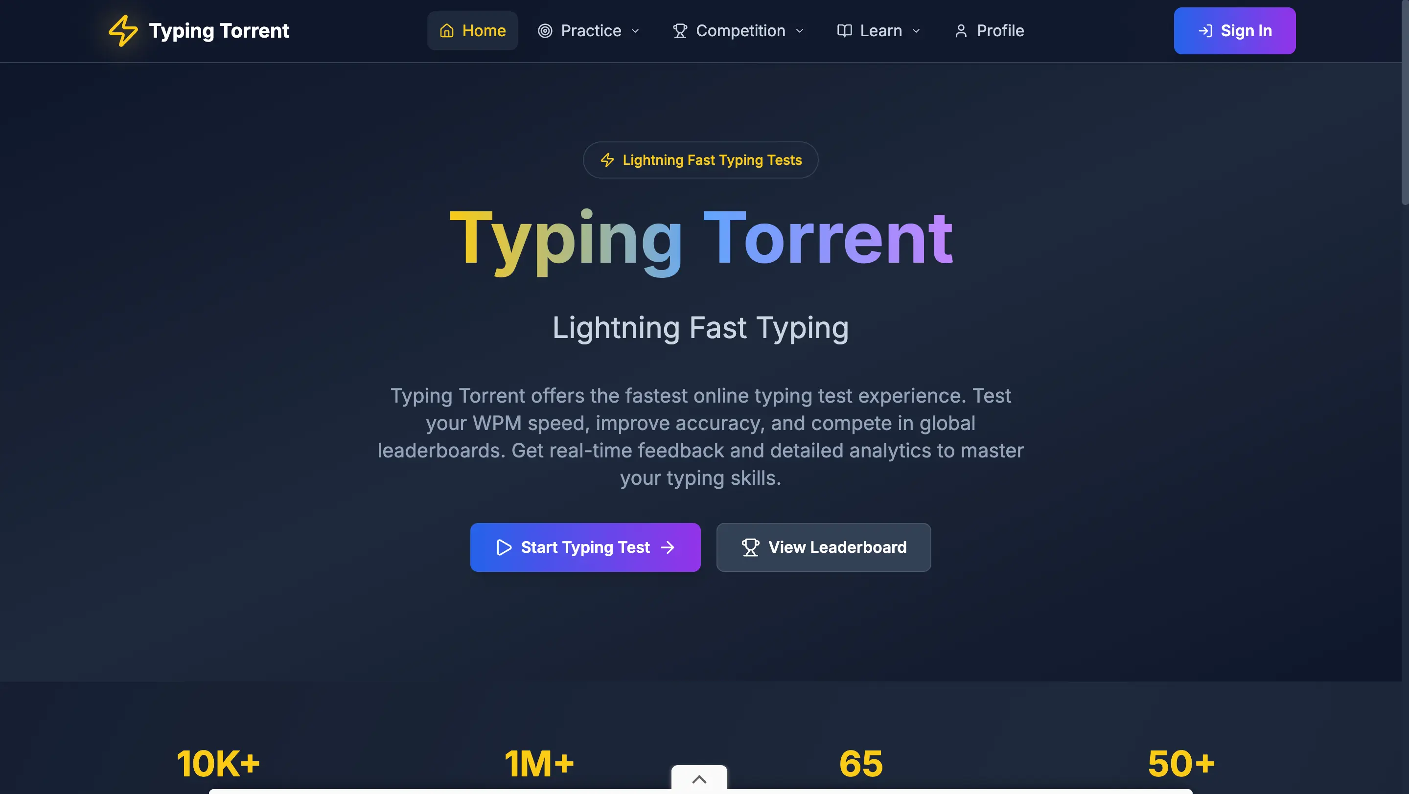 Typing Torrent